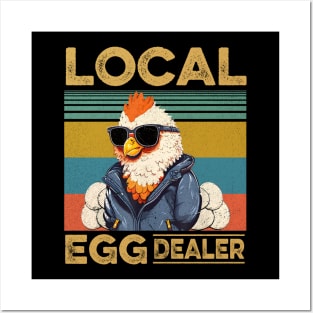 Local Egg Dealers Chicken Funny Local Egg Dealers Chicken Posters and Art